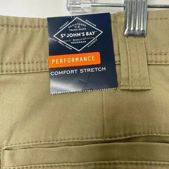 St. John's Bay Comfort Stretch 10" Mens Cargo Short - Picture 3 of 5